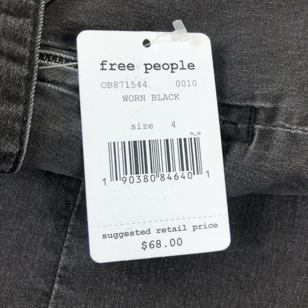 Free People Livin It Up Stretch Pencil Skirt 4 NWT - Picture 4 of 6